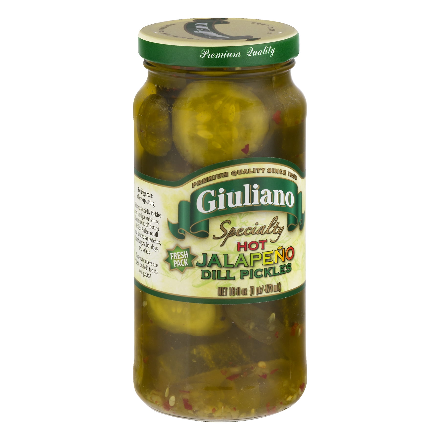 The Pickle Guys Hot Pickled Peppers. Find them at @The Big Dill™ .