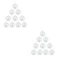 thumbnail image 3 of Ounissouiy 10 unids/set bolas rellenables transparentes bolas de adornos rellenables transparentes árbol de Navidad decoración del hogar adorno de adorno 4cm 2piezas Ounissouiy CBP104334, 3 of 6