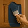 thumbnail image 3 of Bathworks Cabinet & Furniture Paint – Ready-to-Use, No Prep Required – American-Made, Low VOC, Smooth, Professional Finish (Heritage Navy, 1 Quart), 3 of 9