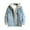 Mens Jackets & Coats Light Blue, variant on M-5X Big & Tall Denim Jackets for Men with Pockets and Hooded Plus Size Coats Button-Down Long Sleeve Solid Streetwear Motorcycle Outerwear Jacket