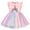Pink, variant on Toddler Girl Unicorn Dress Summer Fly Sleeve Tutu Party Wedding Birthday Dresses