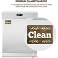 thumbnail image 4 of Clean Dirty Magnet for Dishwasher, 3.5" X 2.4" Adhesive Metal Plate to be Used on Non Metal Surface, Reversible Double Sided Flip Indicator Kitchen Decoration$$Home Decor, Kitchen, & Other, 4 of 7
