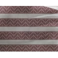 thumbnail image 4 of oneOone Georgette Viscose Red Fabric Chevron Geometric Sewing Material Print Fabric By The Yard 42 Inch Wide, 4 of 4