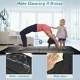 thumbnail image 4 of WYDK Gymnastics Yoga Exercise Mat - Extra Thick Folding Tumbling Mat for Home Gym With Carrying Handles 4'x8'x2 Anti-Tear Fitness Aerobics Crash Panel for Kids, Adult,Black, 4 of 7