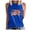 Blue, variant on AnuirheiH American Flag Tank Tops for Women 4th of July Clothes Sleeveless Patriotic Shirts Women's Sleeveless Summer Sexy Casual Tops Regular Round-Neck Printing Sleeveless Vest Tops