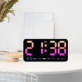 thumbnail image 1 of Reloj despertador digital Macarena Rosa, 1 of 8