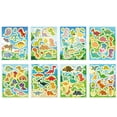 thumbnail image 1 of 8 Sheets Kids Sticker Cartoon Cute Dinosaur DIY Craft Sticker Scrapbook Sticker, 1 of 6