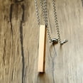 thumbnail image 5 of Pendentif ID Barre Verticale en Acier Inoxydable pour Hommes Femme Haute Poli, 5 of 5