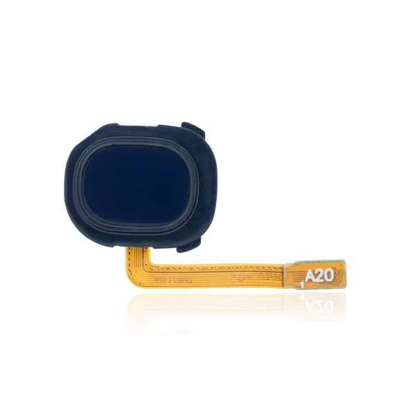 Replacement Fingerprint Reader With Flex Cable Compatible For Samsung Galaxy A20 (A205 / 2019) (Deep Blue)