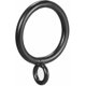 thumbnail image 1 of Curtain Rings Metal 1 Inch Inner Diameter Drapery Ring for Curtain Rods Black Set of 24 Pieces, 1 of 3