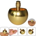 thumbnail image 1 of stanreset Mushroom Head Metal Gyro Automatic for Flip Gyro High Polished Metal Toy, 1 of 5