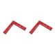 thumbnail image 1 of Eigraketly 90 Degree Right Angle Ruler DIY Accessory Aluminum Clamp Alloy Clamp Auxiliary Corner Woodworking Fixture Fixing Rulers 2piezas, 1 of 6