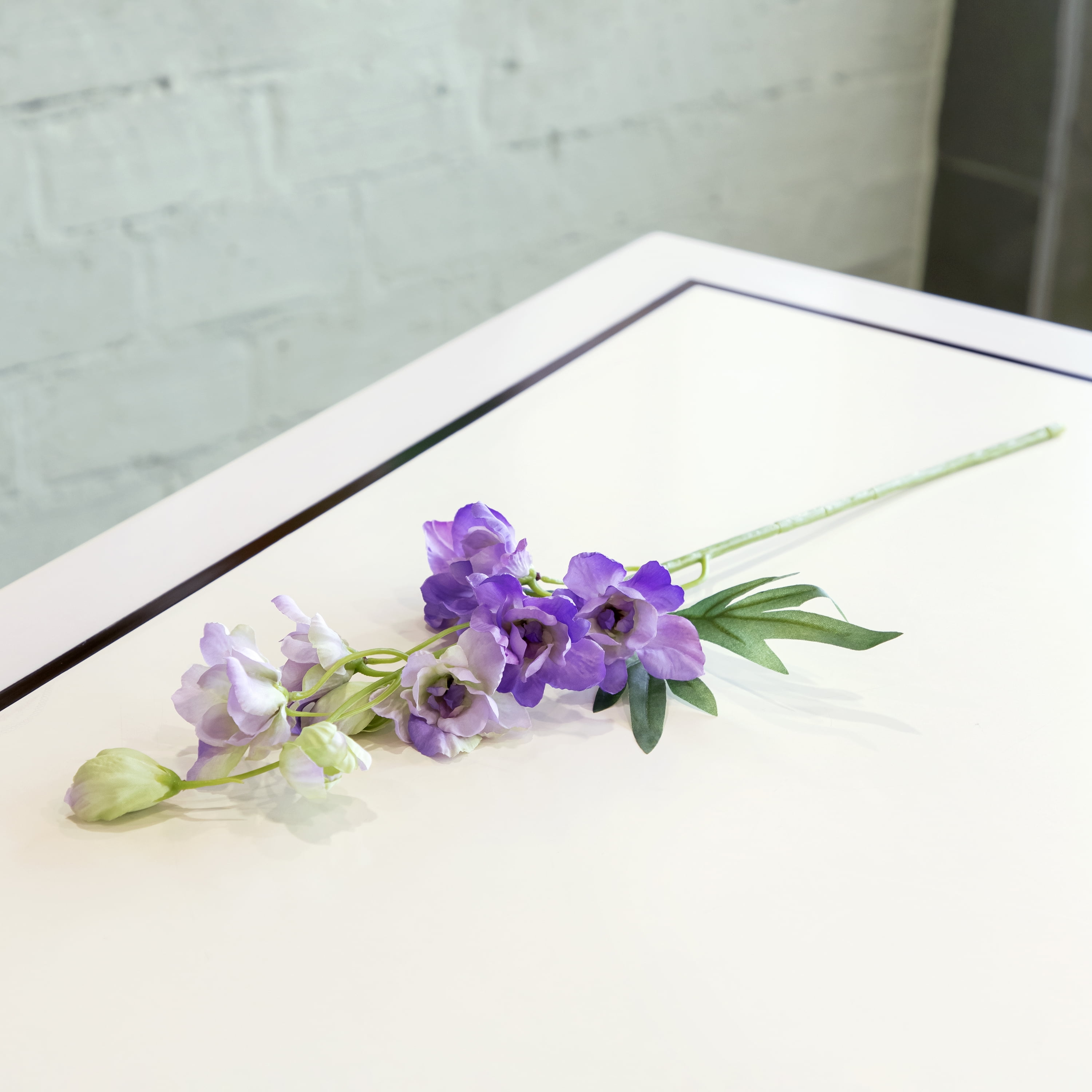 Mainstays 19" Artificial Silk Purple Delphinium Short Stem