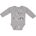thumbnail image 3 of Inktastic Ski Bum Boys or Girls Long Sleeve Baby Bodysuit, 3 of 5