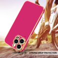 thumbnail image 4 of Compatible with iPhone 14 Pro Case, Adjustable Wristband Kickstand Scratch Resistant Shockproof Slim Fit Soft TPU Protective Phone Cover for iPhone 14 Pro 6.1"-Hot Pink, 4 of 7