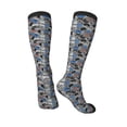 thumbnail image 4 of Fotbe Video Game print Women's Men's Novelty Crew Socks Cotton Socks Knee High Socks for Walking,Running,Nurses,Pregnancy, 4 of 9