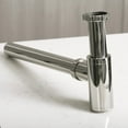 thumbnail image 3 of DAX Stainless Steel Sink P Trap, Chrome, 3 of 4