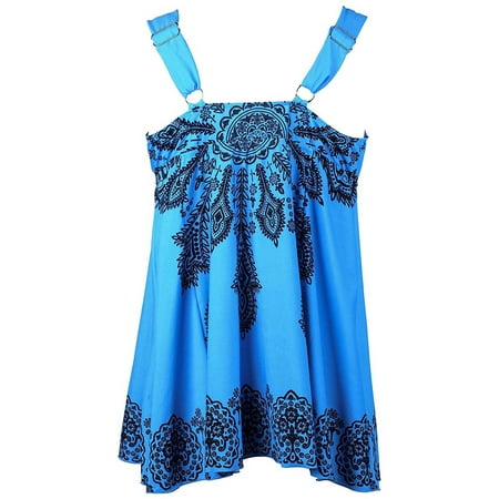 swimdress tankini retro sky plus