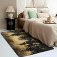 thumbnail image 3 of Washable Rugs 5x7 Forest Rug & Home Decor - Living Room Rug, Pine Tree Rugs for Bedroom, Non Slip Soft Low Pile Large Indoor Area Rug, Nature Landscape Carpet & Room Decorations V-&48, 3 of 7