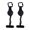 2pcs, variant on Anti-Theft Phone Tether with Belt Clip Retractable Steel Line Universal Locking Carabiner Prevent Drops Phone Leash for Travel Hiking