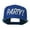 Royal, variant on Flat Bill Party Embroidered Cap - Silver OSFM