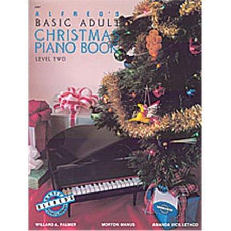 Alfred 00-2467 Basic Adult Piano Course- Christmas Piano Book 2 - Music Book