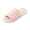 05#Pink, variant on Women's Soft Puffy Waffle Cotton Linen Indoor Slippers Open Toe Slide Design Quiet Cushioned Outsole Anti Skid Sweat Resistant Bedroom Footwear For Women