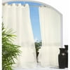 Outdoor Decor Cote d'Azure Grommet Curtain Panel Window Dressing 54 x 108 in Ivory