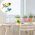 thumbnail image 6 of HOOWIFFY Handmade Glass Hummingbird Tabletop Ornament Set of 3 Lightweight Assorted Color Decorative Figurines, 6 of 6