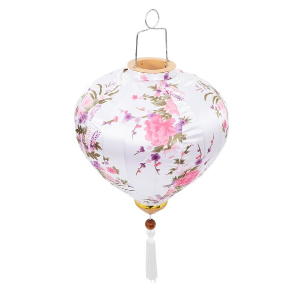 HONMEET Vintage Lantern with Cloth, Decorative Hanging Light for Indoor and Outdoor Use
