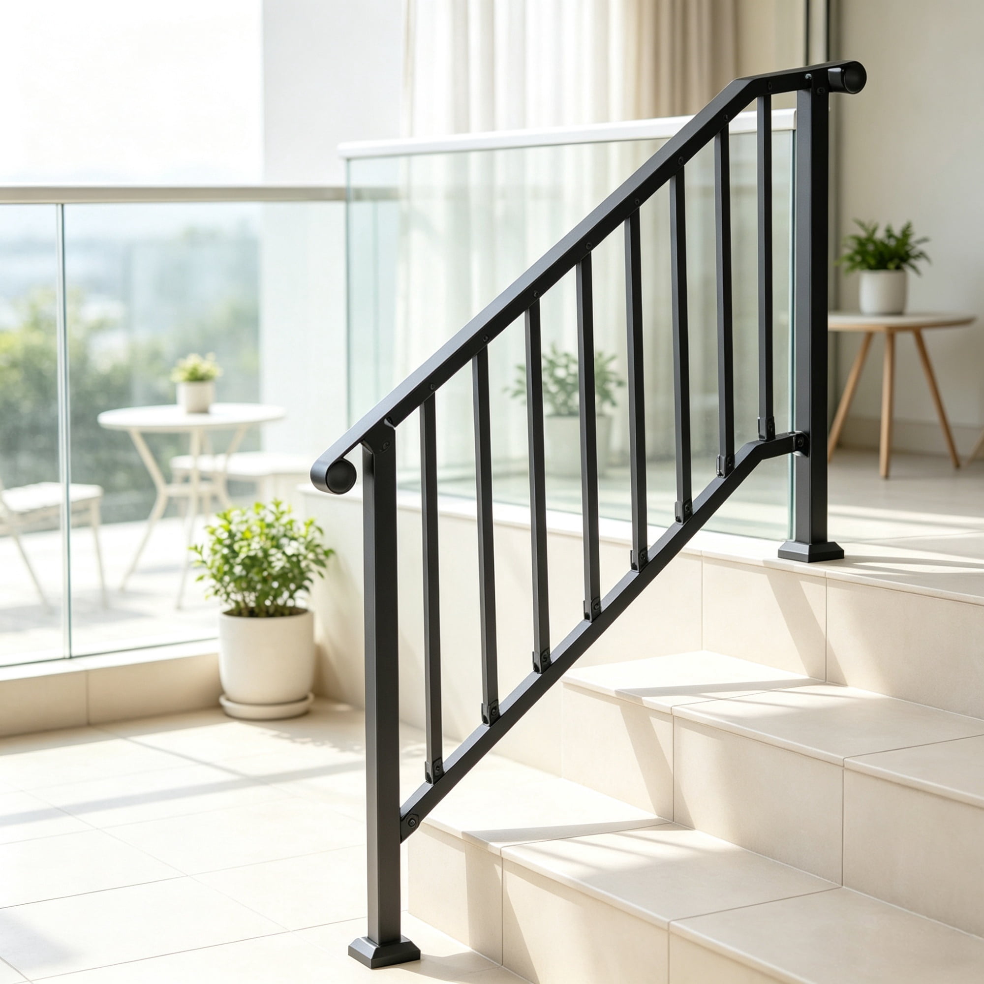 3-4 Step Stair Handrail Kit