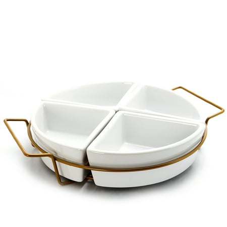 Gracious Dining 4-Section Tidbit Dish Set - Walmart.com