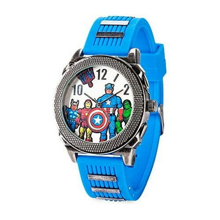 Marvel Comics 80th Anniversary Watch for Men- Blue