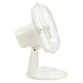thumbnail image 3 of Brentwood Kool Zone 9" Oscillating Desk 2-Speed Fan, White, 3 of 9