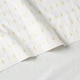 thumbnail image 3 of Tommy Bahama Home Percale Collection Sheet Set-100% Cotton, Crisp & Cool, Lightweight & Moisture-Wicking Bedding, King, Pineapple Pinstripe, 3 of 3
