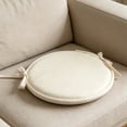 thumbnail image 5 of Thick Round Chair Pad with Ties - Polyester Fabric - 12 Inch, 5 of 5