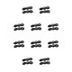 thumbnail image 3 of Qarigey Paquete de 10 gafas, correa de cuerda, ganchos flexibles y ajustables para gafas, conector antideslizante, accesorios para gafas, Negro 10Conjunto, 3 of 6