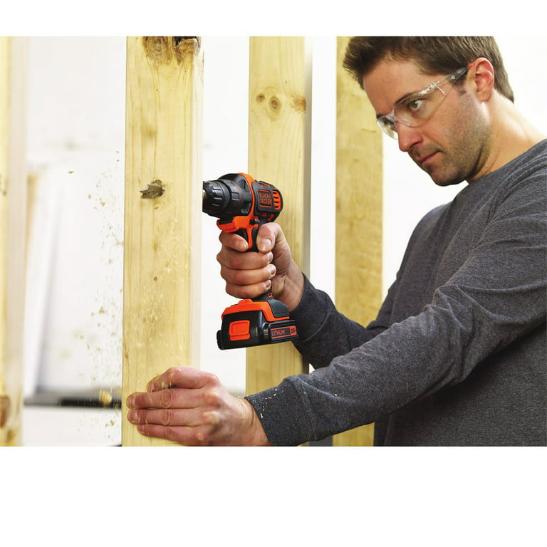 BLACK+DECKER Matrix 20-volt Max 3/8-in Keyless Cordless Drill (1-Battery  Included, Charger Included)