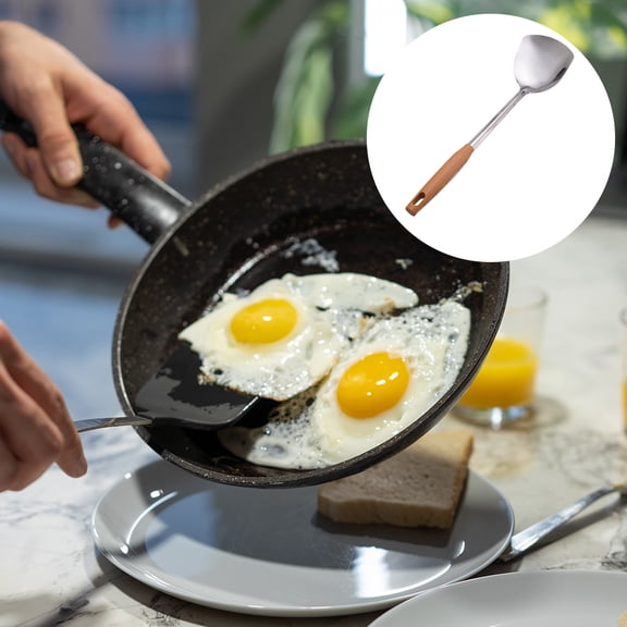 Raindrops 1Set Flat Metal Spatula For Kitchen Use With A Simple Design And Stainless Steel Construction
