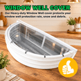 Basement Window Well Covers Outside Heavy-duty Egress Coverr All ...