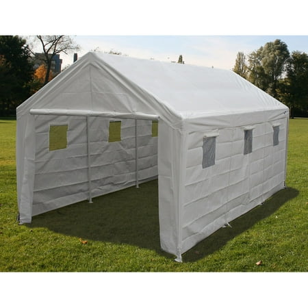 King Canopy 10 x 20 ft. Hercules Snow Load Canopy - White