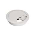 thumbnail image 1 of Cable Hole Cover, 2-3/8" Plastic Desk Grommet for Wire Organizer 10 Pcs (Gray), 1 of 4