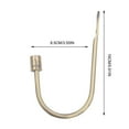 thumbnail image 3 of Metal Curtain Holdbacks, U Shaped Wall Mounted Hook for Home Decor, Decorative Curtain Tieback Curtain Drapery Tiebacks Hooks Curtain Hooks for Wall, 3 of 4