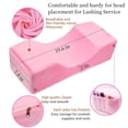 thumbnail image 2 of Almohada de extensión de pestañas Mekupeu Velvet Lash Pillow Pink, 2 of 8