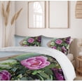 thumbnail image 6 of Ambesonne Peony Duvet Cover Sets, Delicate Floral Bouquet Photo, 2-Queen, Lilac Multicolor, 6 of 7
