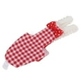 thumbnail image 4 of Herwey Parrots Pilot Suit, Tight Bowknot Design Red Grid Parrots Soft For Parakeet For Budgies For Macaw, 4 of 8