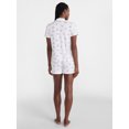 thumbnail image 4 of Joyspun Women's Dreamy Soft Collection Notch Collar Top and Shorts Pajama Set, 2-Piece, Sizes XS-3X, 4 of 6