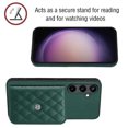 thumbnail image 4 of Allytech Galaxy S24 Plus Wallet Case with Shoulder Strap, RFID Blocking Luxury PU Leather Shockproof Cards Slots Stand Anti-Scratch Magnetic Closure Phone Case for Samsung Galaxy S24 Plus, Green, 4 of 9