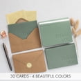 thumbnail image 4 of Tarjetas de agradecimiento ZICOTO, set de 30 con sobres y stickers, 4 of 9