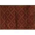 thumbnail image 1 of Ahgly Company Indoor Rectangle Abstract Orange Contemporary Area Rugs, 7' x 10', 1 of 1